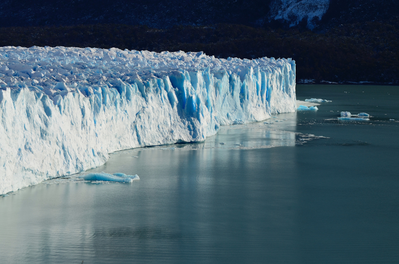 Photo of a glacier