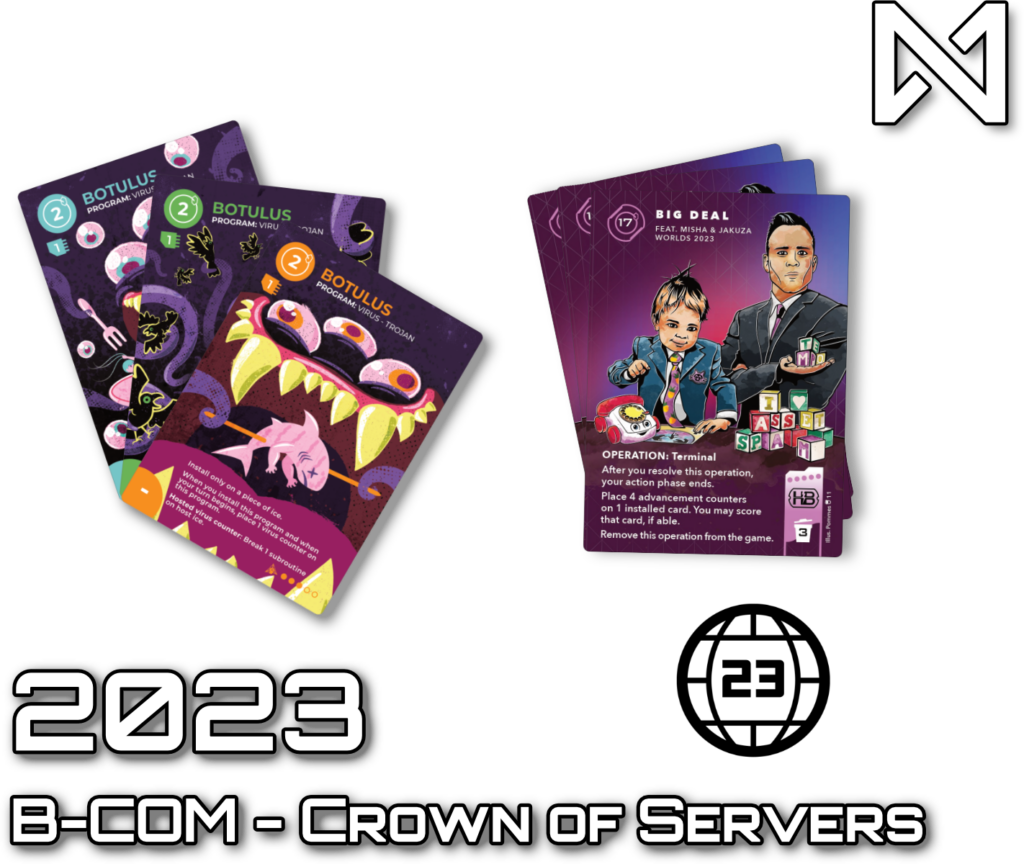 2023 Crown of Serers team event card fan