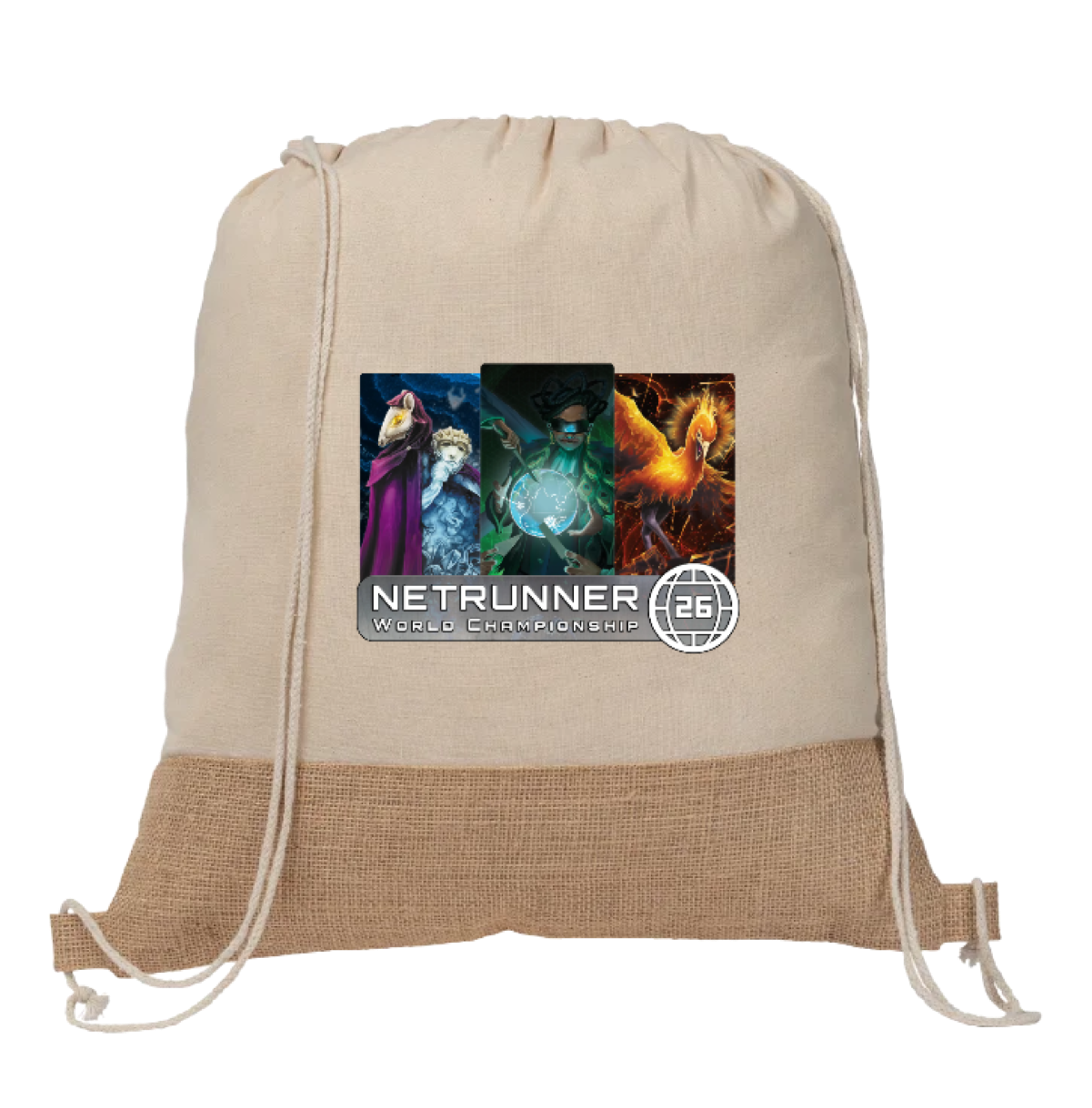 Worlds 2026 avatar drawstring bag