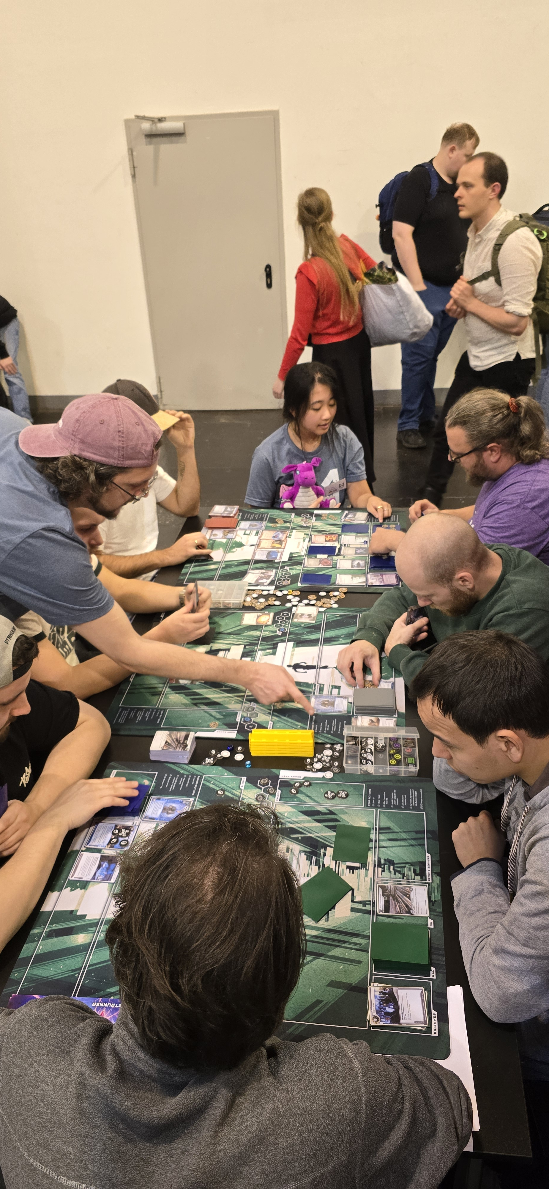 Demo games at the Spiel 25 booth