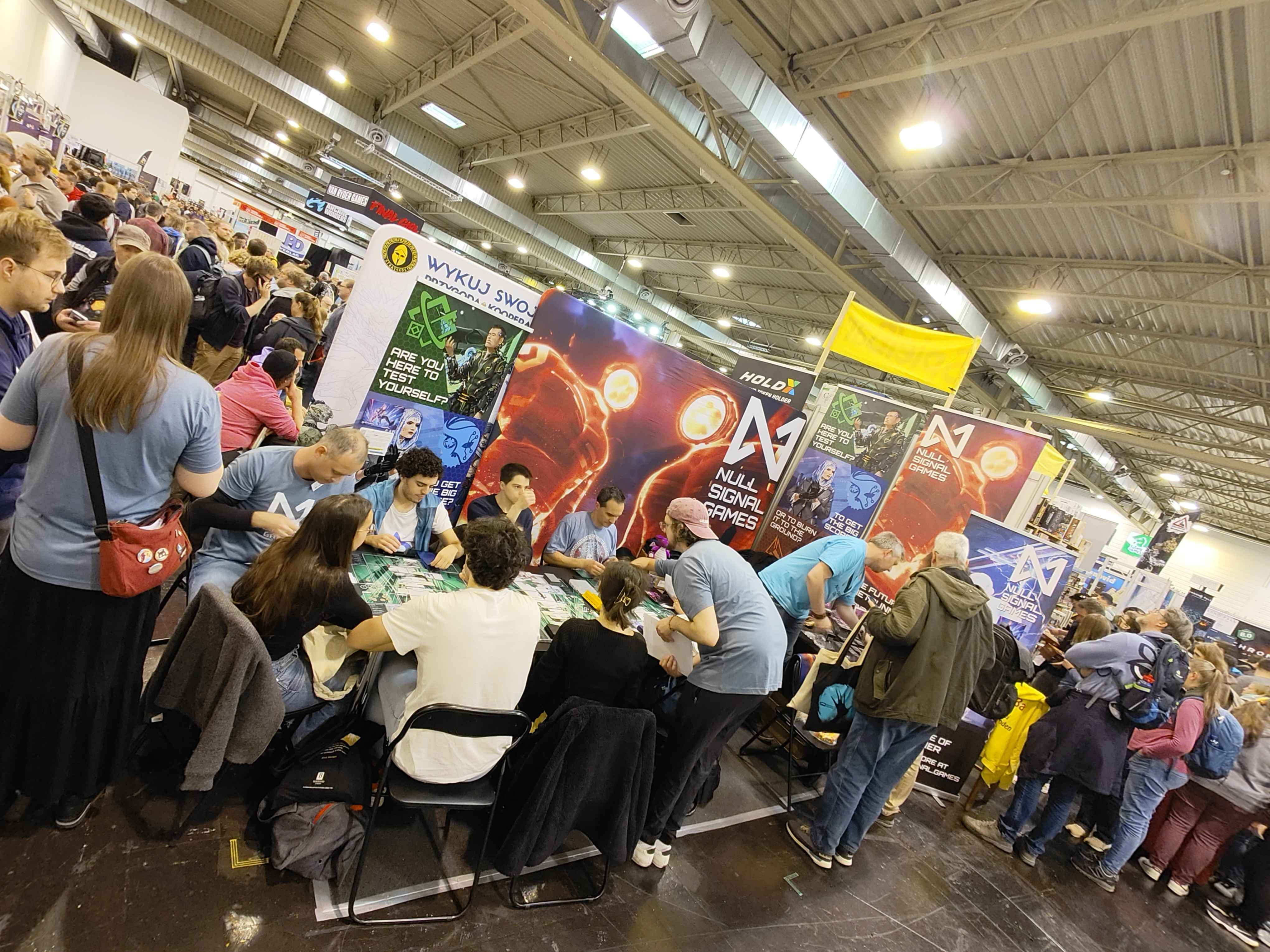Demo games at the Essen Spiel 2025 booth