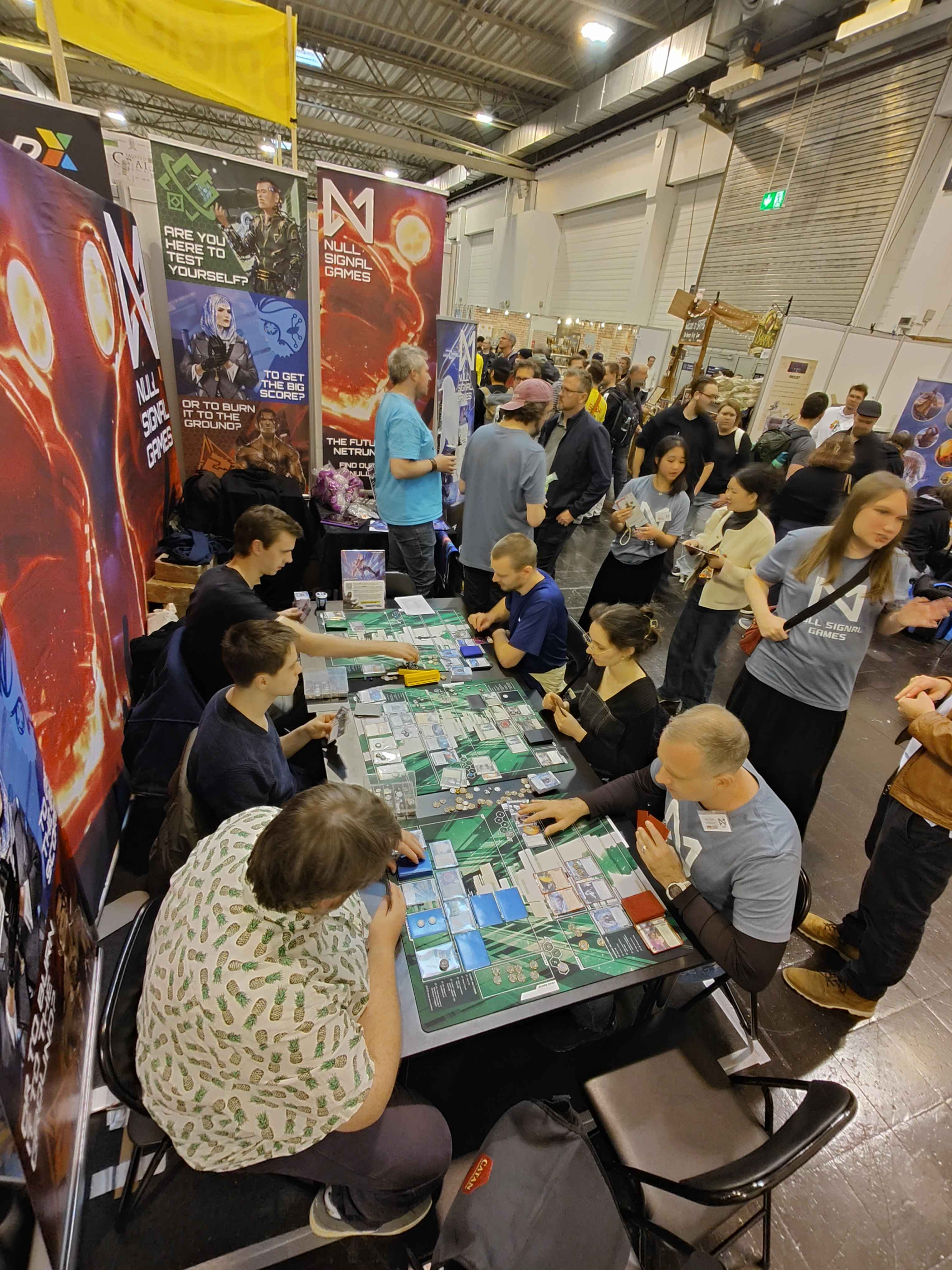 Demo games at the Essen Spiel 2025 booth