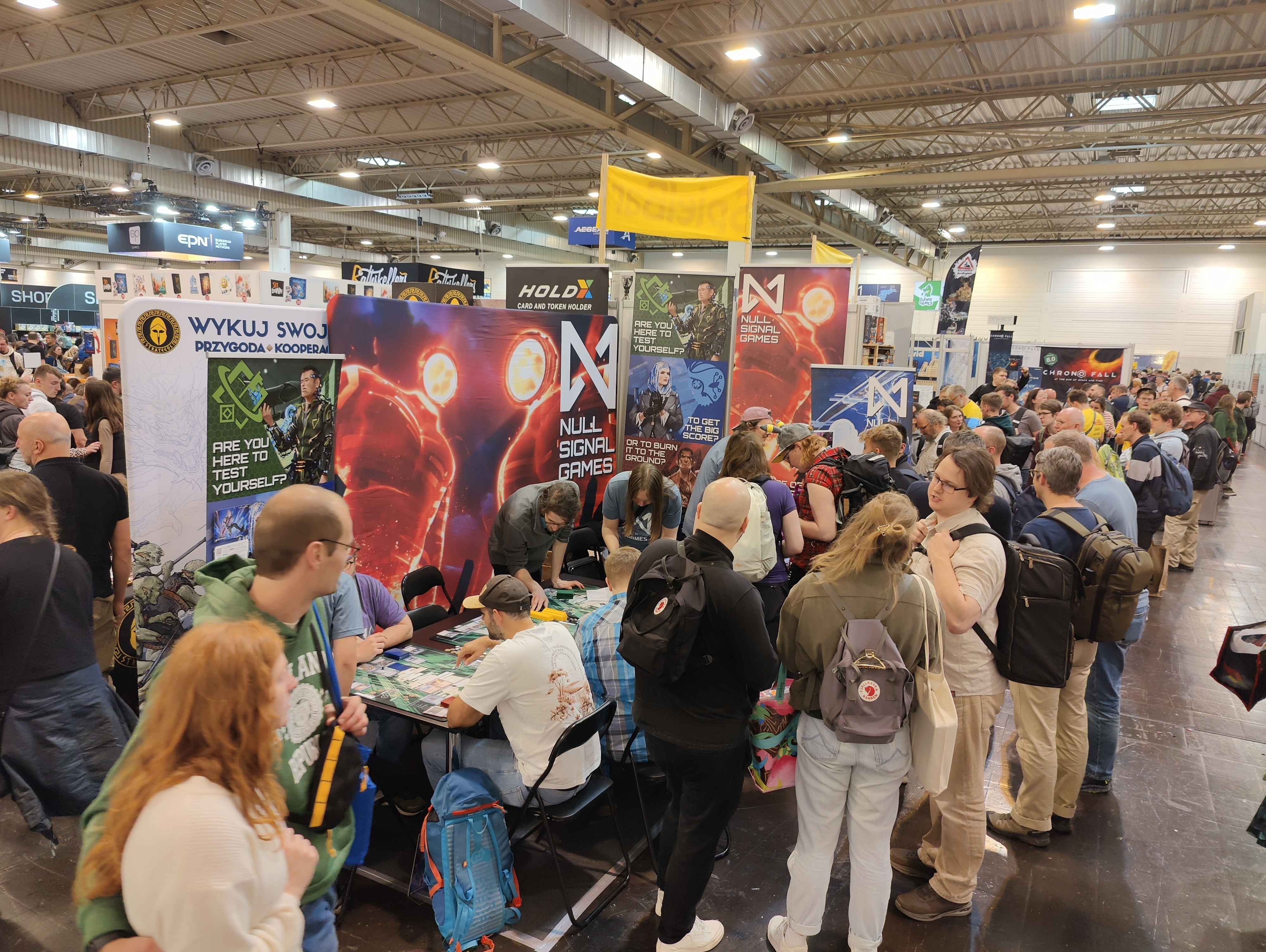 Demo games at the Essen Spiel 2025 booth
