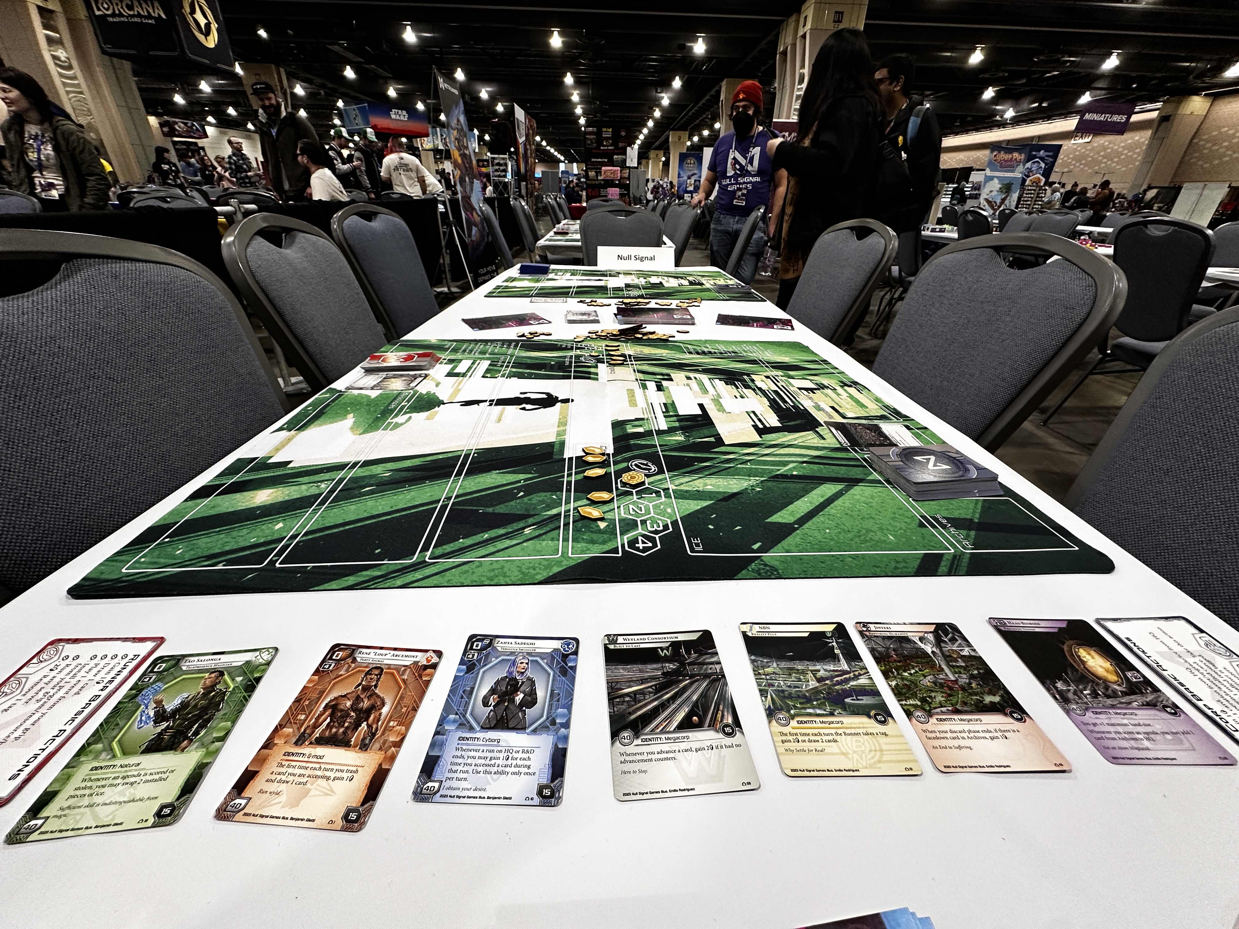 Demo tables at PAXU 2024