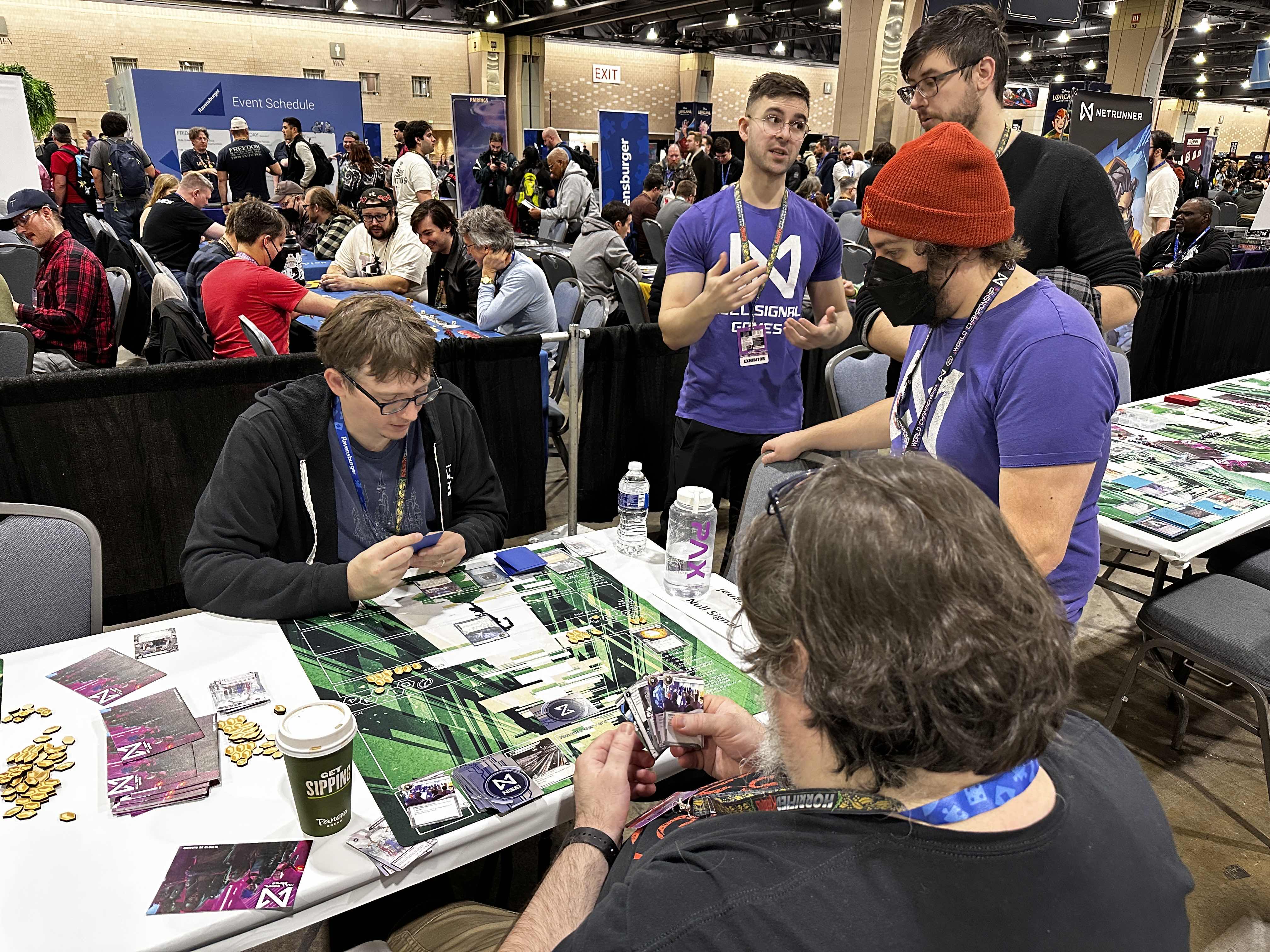 Demo tables at PAXU 2024