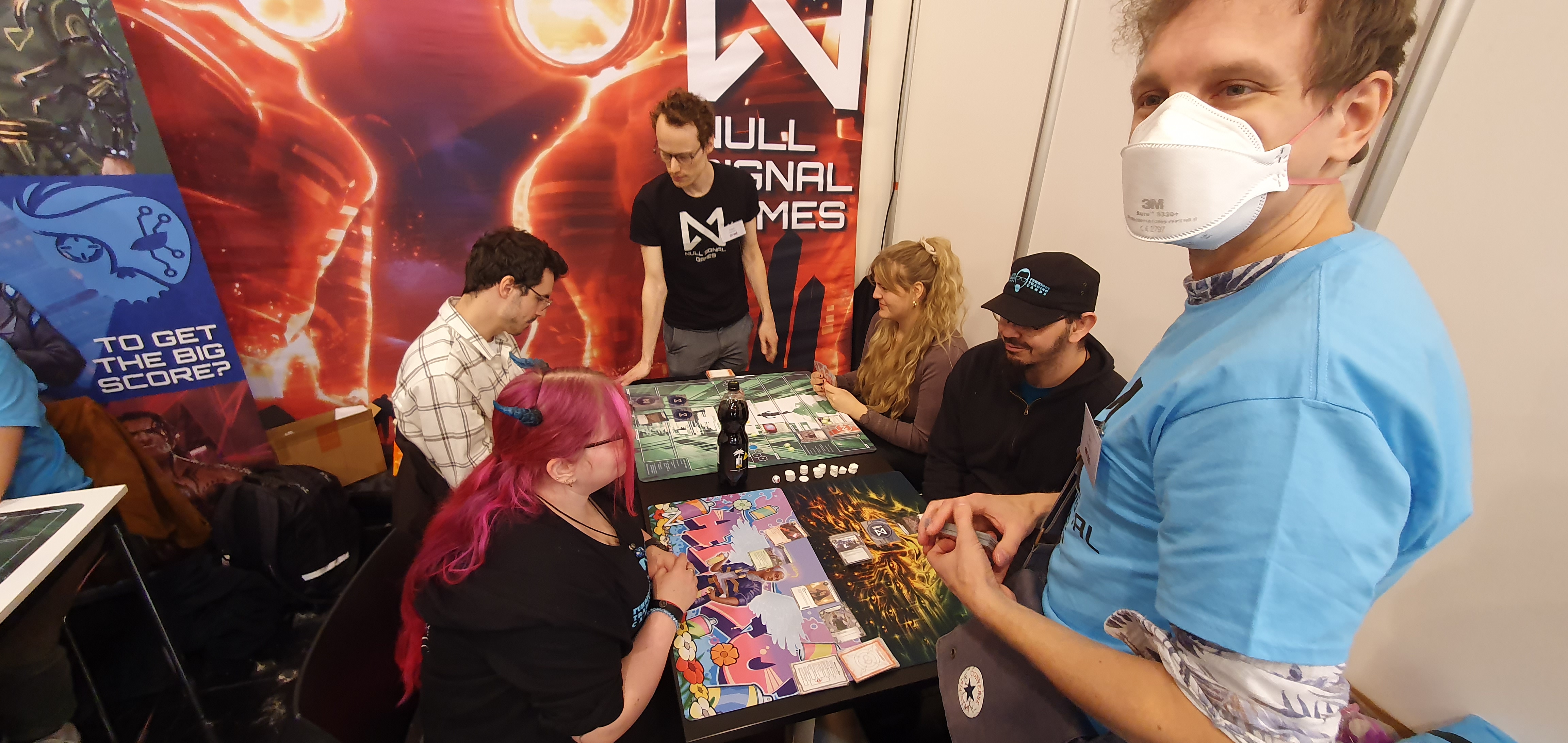 Demo games at the Spiel 24 booth