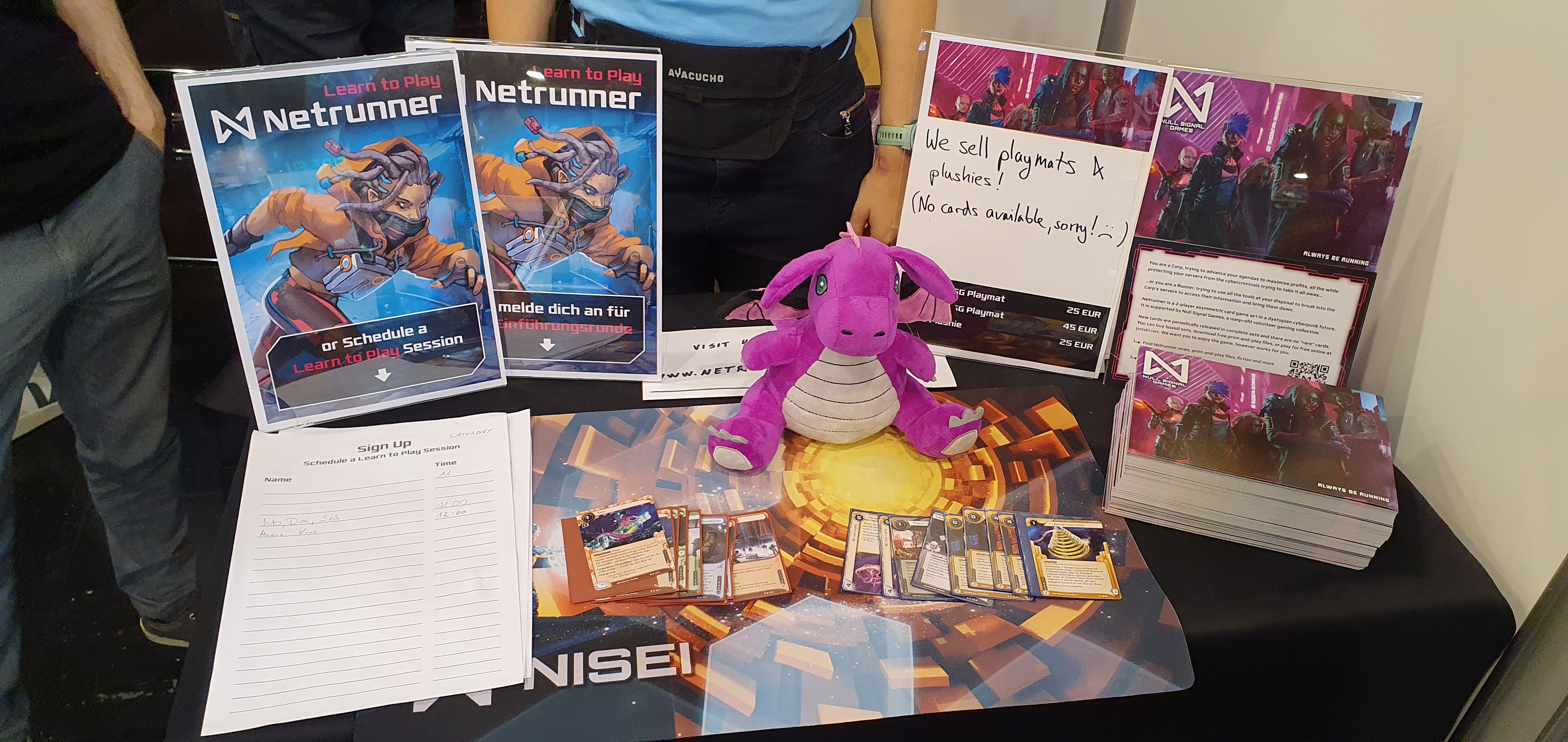 Merch at the Spiel 24 booth